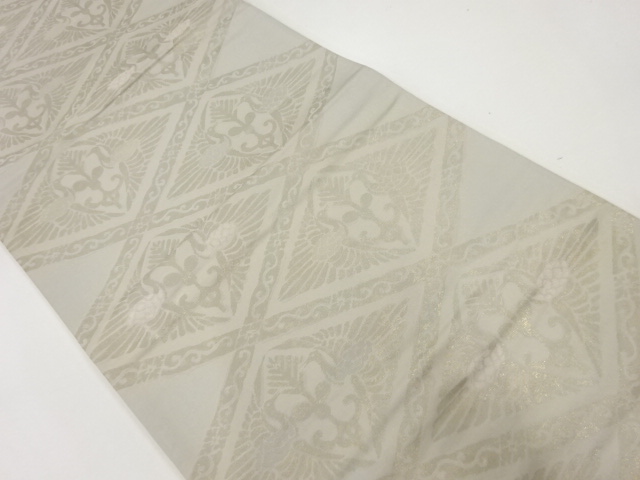 JAPANESE FUKURO OBI / WOVEN BIRDS